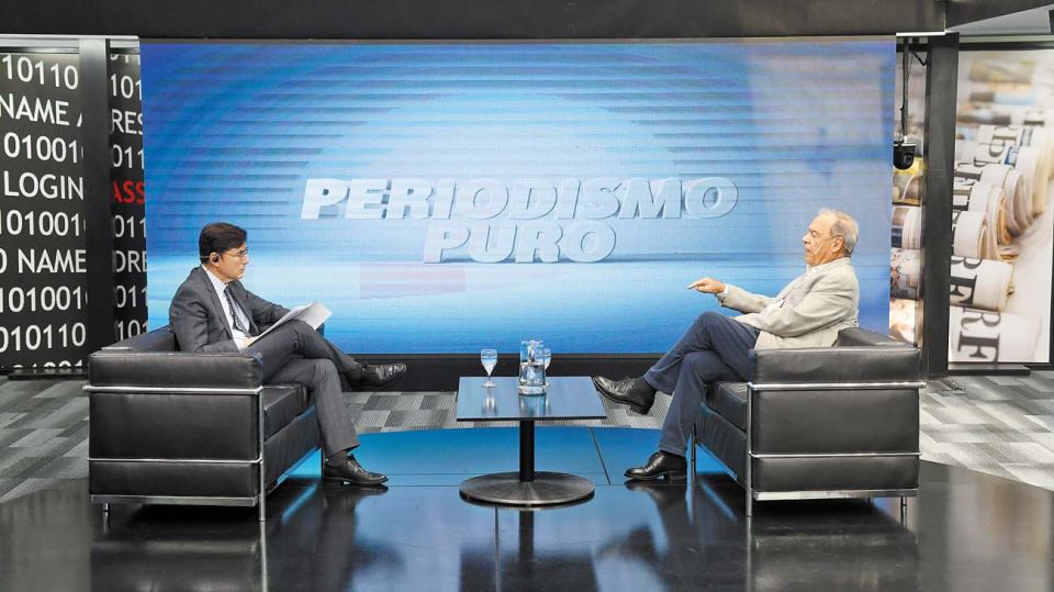 Roque Fernández, en la entrevista con Jorge Fontevecchia.