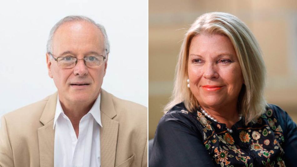 Daniel Gollán y Elisa Carrió 20210115