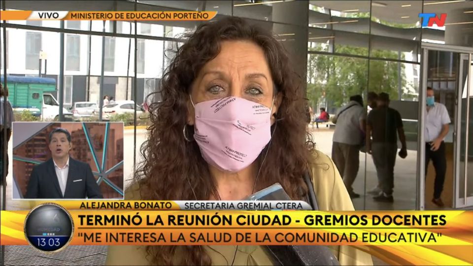 Alejandra Bonato, secretaria gremial de CTERA.