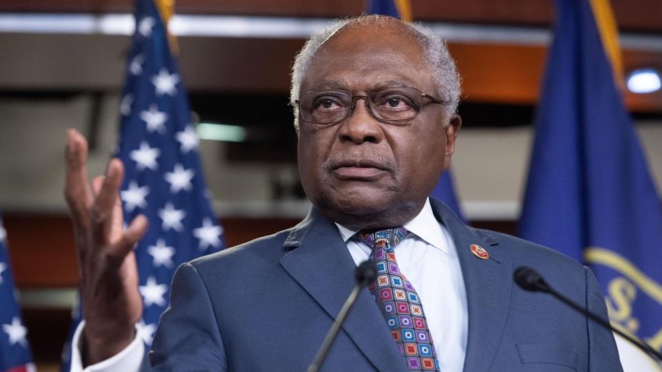 El representante del Partido Demócrata en el Capitolio, James Clyburn.