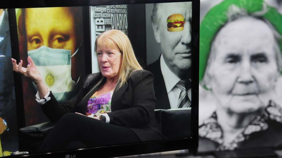 Margarita Stolbizer, en la entrevista con Jorge Fontevecchia.