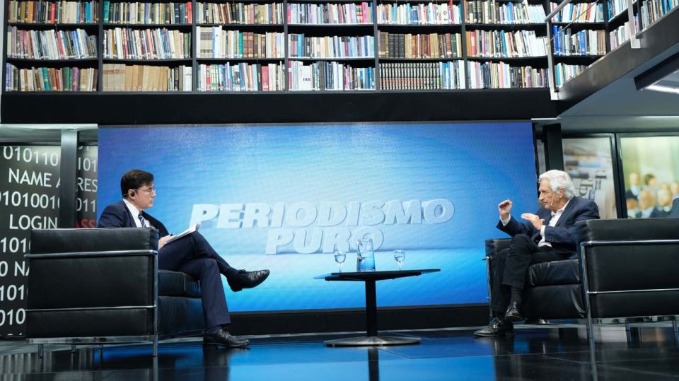 Silvio Maresca, en la entrevista con Jorge Fontevecchia.