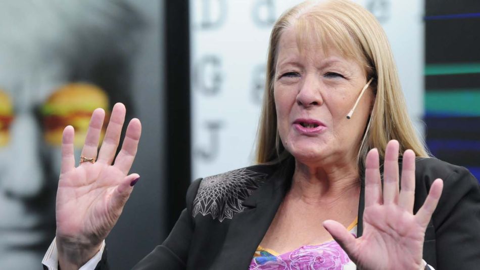 Margarita Stolbizer, en la entrevista con Jorge Fontevecchia.
