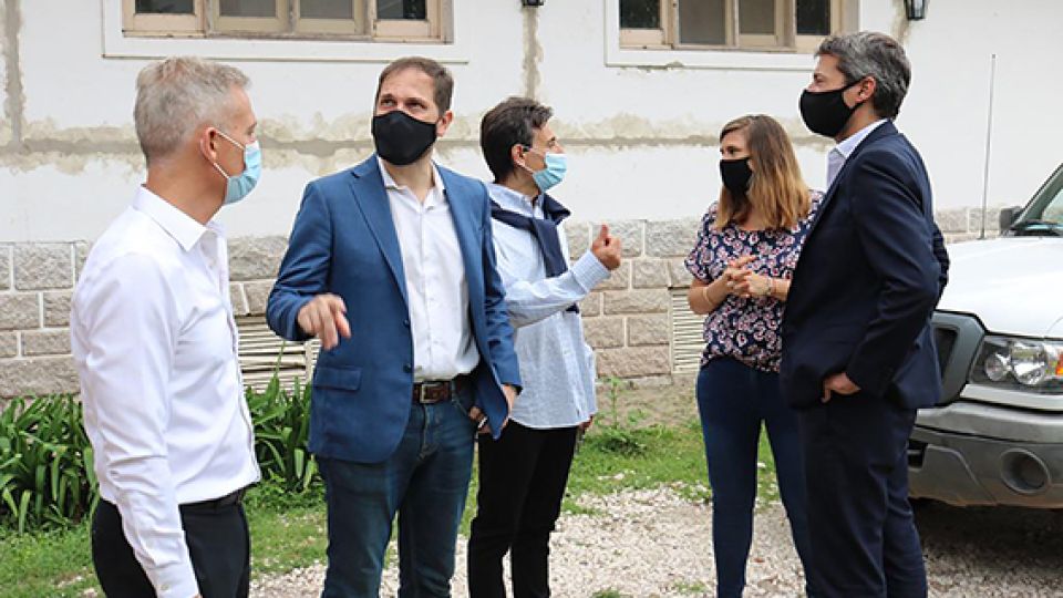 UNIDADES SANITARIAS. El secretario Martín Gill anunció que en breve se inaugurará el hospital carcelario del complejo de Bouwer.
