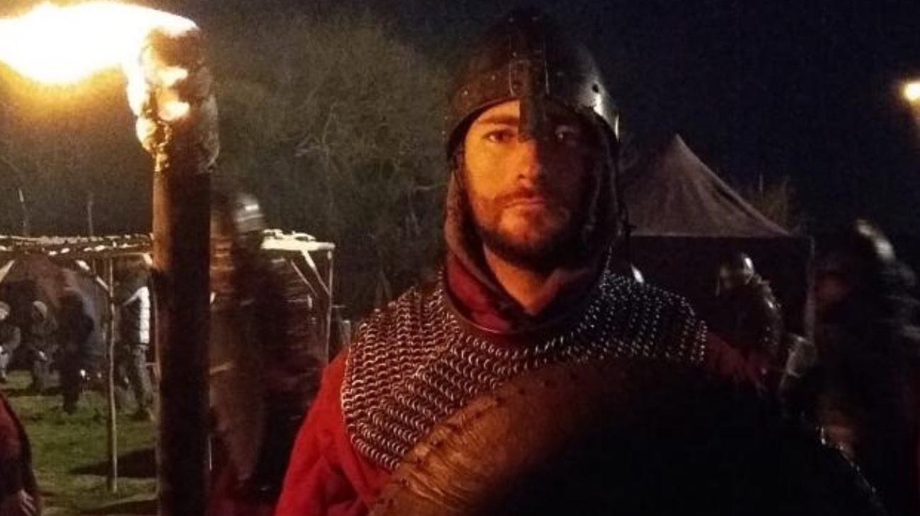 Fabricio Lucero es puntano, se recibió de abogado en Cordóba, fue a Dublín a estudiar y terminó en "Vikings".