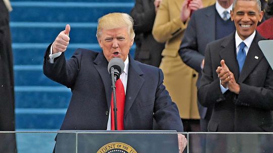 Trump. “No nos intimidarán con las mentiras de las últimas semanas”, arrenga irresponsable.
