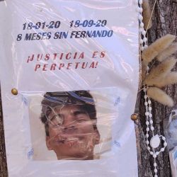 Fernando Báez Sosa; aniversario del asesinato en Villa Gesell a manos de un grupo de rugbiers | Foto:Marcelo Escayola