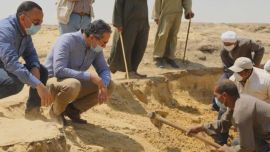 El hallazgo fue en las cercanías de la pirámide de Teti, en el sitio de Saqqara.