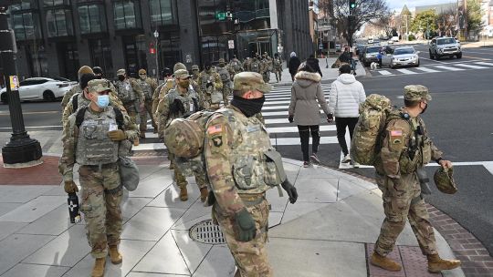 Operativo de seguridad en el capitolio y Washington