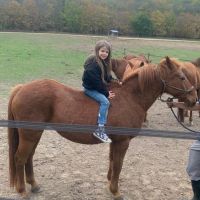 Mauro Icardi celebró los 6 años de Francesca llevándola a cabalgar