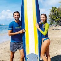 NIEVES ZUBERBÜHLER BLAQUIER Y SU NOVIO EN HAWAI