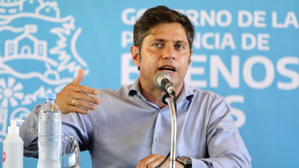El gobernador bonaerense, Axel Kicillof.