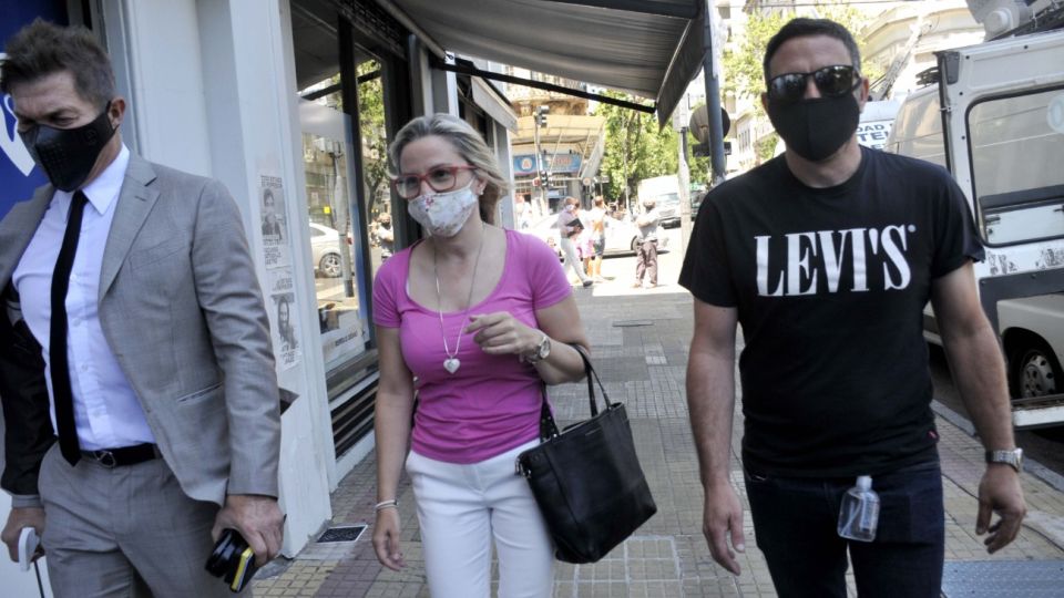 Carolina Piparo fue a declarar junto a su abogado Fernando Burlando.