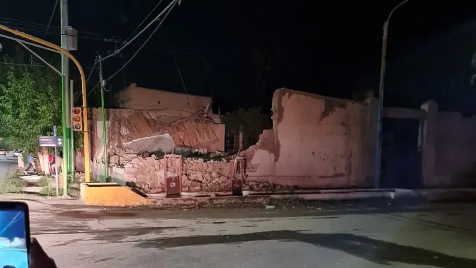 Las consecuencias del sismos de 6.4, ocurrido en la provincia de San Juan.