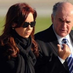 Cristina Kirchner junto a Oscar Parrilli | Foto:CEDOC