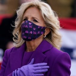 El look ecofriendly de Jill Biden en su llegada a Washington