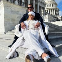 Los extravagantes looks de Jennifer López para a asunción de Joe Biden
