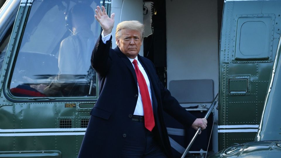 Donald Trump dejó la presidencia, no participó de la asunción de Biden. La vio desde Palm Beach.