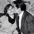 Nathalie y Alain Delon