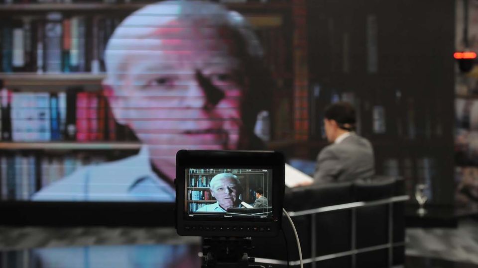 John Scott, en la entrevista con Jorge Fontevecchia.