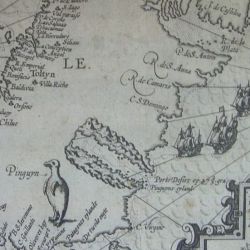 Sebald de Weert las bautizó islas Sebaldines, nombre con el que se conoció al archipiélago hasta bien entrado el siglo XVIII.