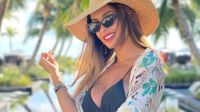 Lourdes Sánchez y las paradisíacas vacaciones junto al Chato Prada y su hijo