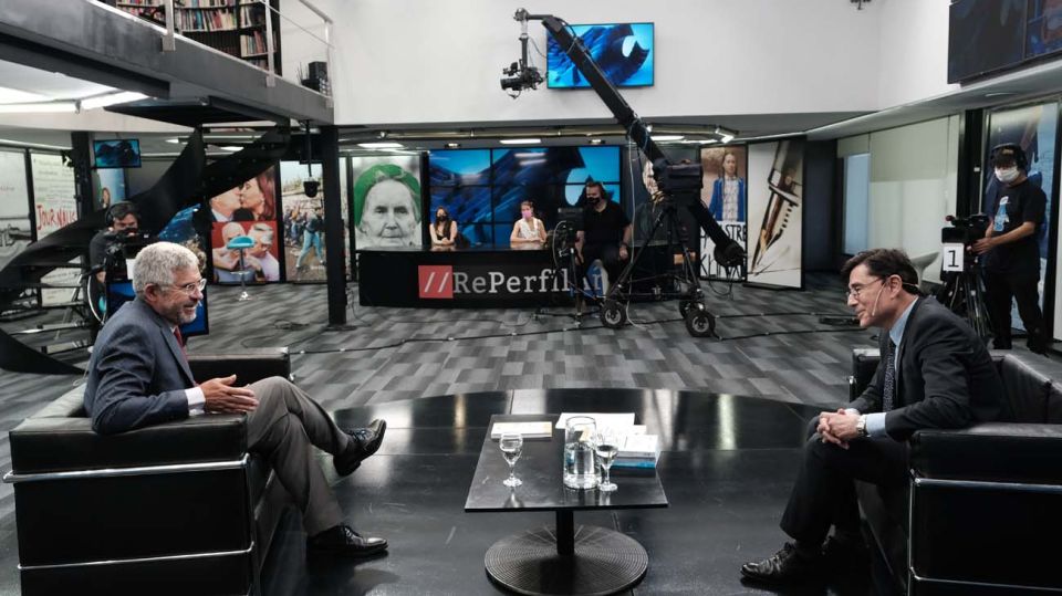 Armando Segundo Andruet (h.), en la entrevista con Jorge Fontevecchia.