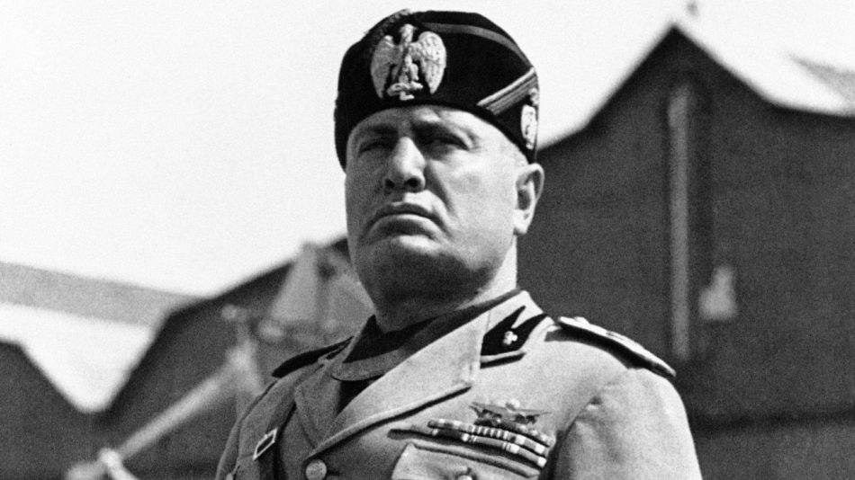 La historia en Víctor Manuel III y Benito Mussolini.