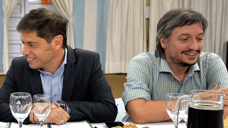 Herederos del kirchnerismo en su territorio más preciado, el bonaerense, Axel Kicillof y Máximo Kirchner.