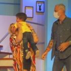 Morena y Jorge Rial