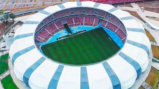 Imponente. El Estadio Único de Santiago del Estero será sede de la Copa América 2021.