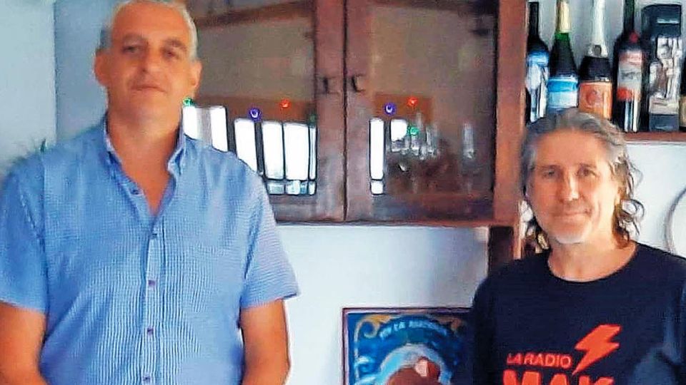 Visita. Pietragalla estuvo con el ex vice el último 30 de diciembre.