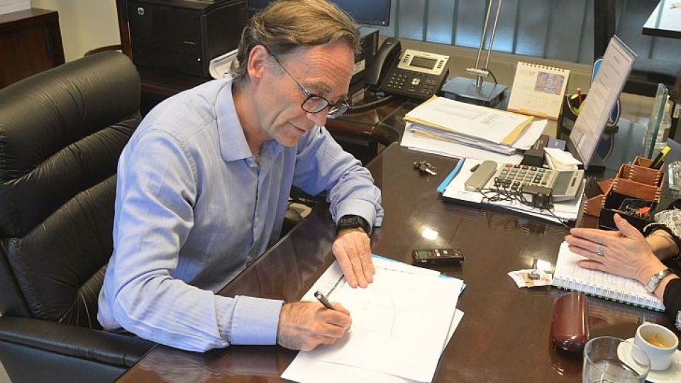 CONFORME. “Llegamos a un acuerdo que otras provincias no están en condiciones de alcanzar”, dijo el ministro Osvaldo Giordano.