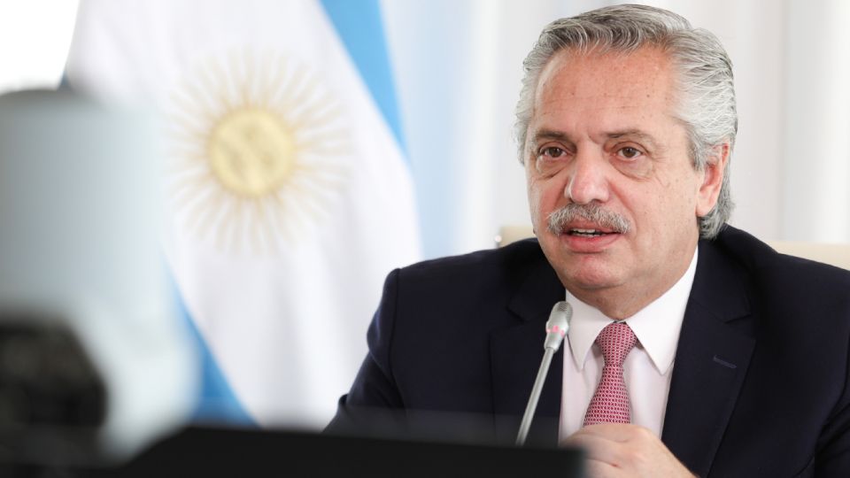 El presidente de Argentina, Alberto Fernández.
