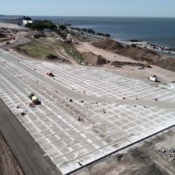 Están avanzadas en un 45 % las obras en el Aeropuerto Jorge Newbery de Buenos Aires. 