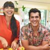 Feli y su marido, Santiago con quien hizo un programa en El Gourmet.