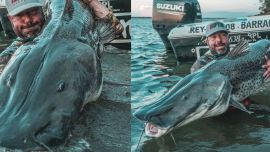 La espectacular pieza midió 1,77 metros de largo.