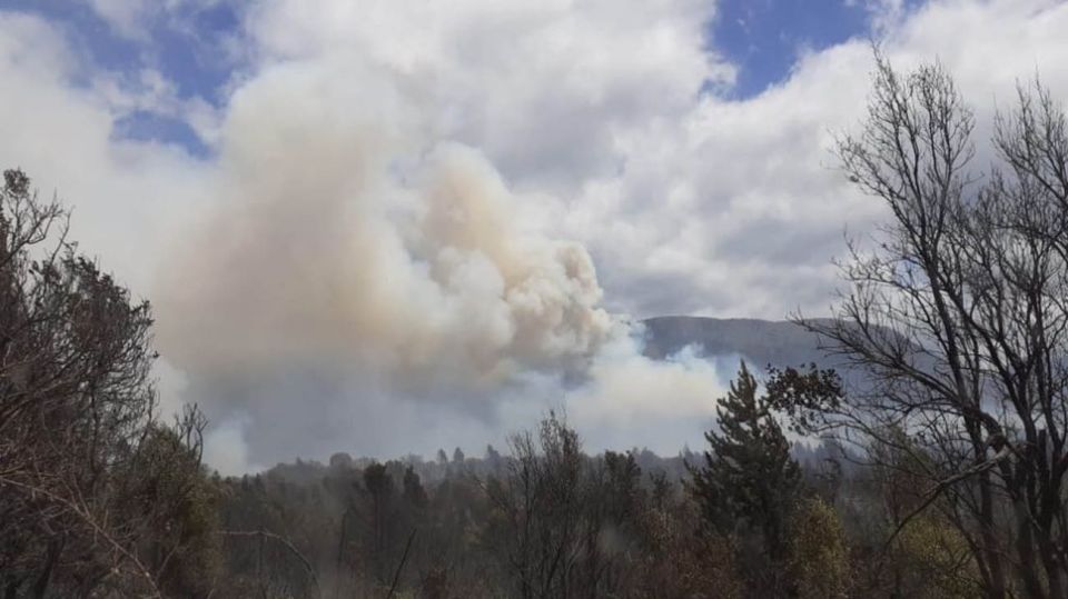 incendio en El Bolsón.