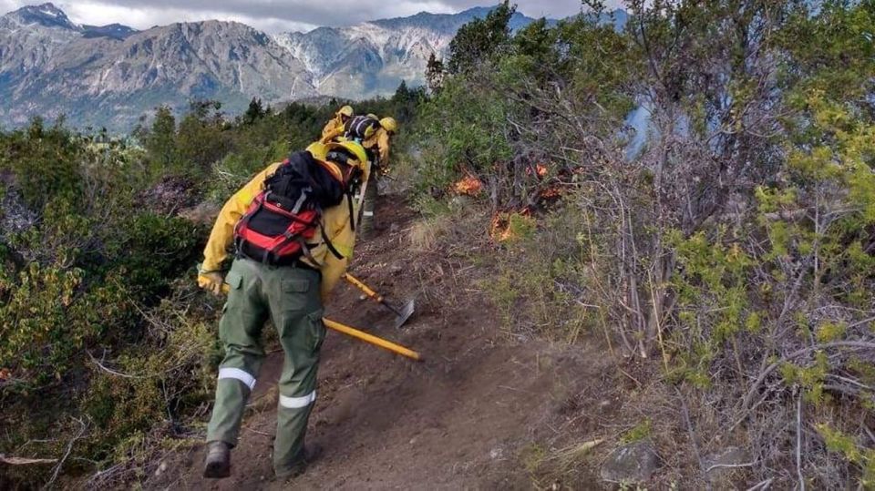 Incendio forestal en Río Negro 20210126