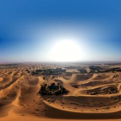 Esta foto muestra una vista del Telal Resort en las afueras de la ciudad de al-Ain en el extremo este del emirato del Golfo de Abu Dhabi. | Foto:Karim Sahib / AFP
