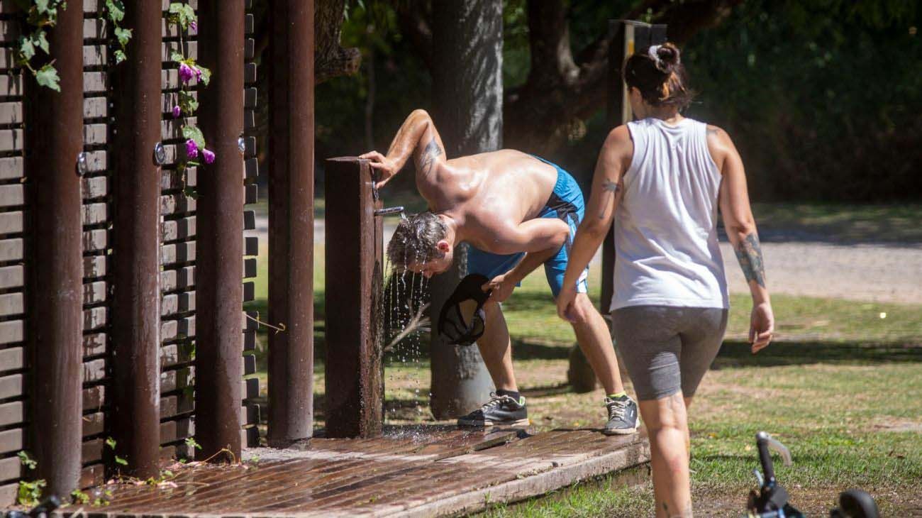 Ola de calor en Buenos Aires.