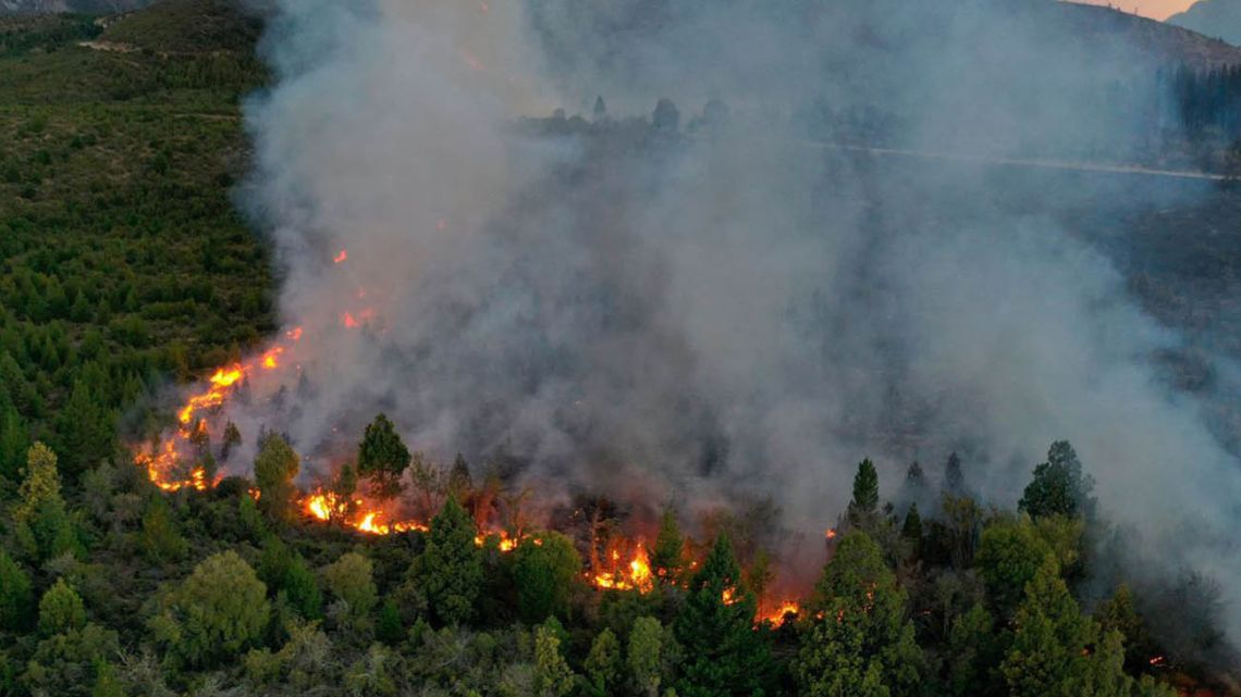 Incendio En El Bolsón Más De 6500 Hectáreas Arrasadas Por El Fuego En Río Negro Perfil 