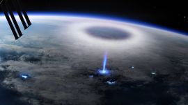 Las imágenes fueron creadas a partir de los datos recopilados por el Monitor de Interacciones Atmósfera-Espacio (ASIM) de la Estación Espacial Internacional.