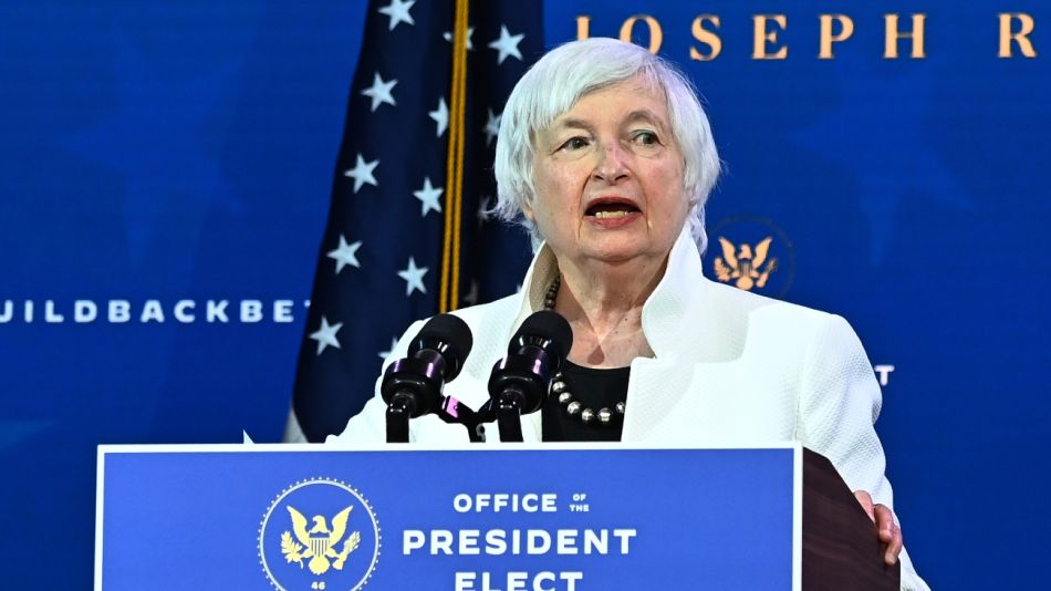 Janet Yellen, secretaria del Tesoro de los Estados Unidos.