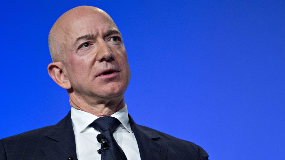 Amazon CEO Jeff Bezos Speaks At Air Force Association Air, Space & Cyber Conference