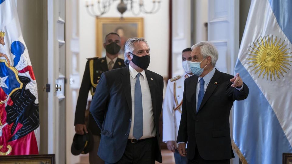 Gira del presidente Alberto Fernández en Chile