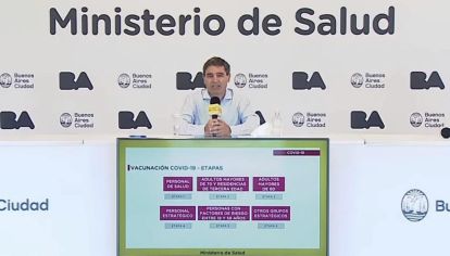 Reporte del ministerio de Salud de la Ciudad de Buenos Aires