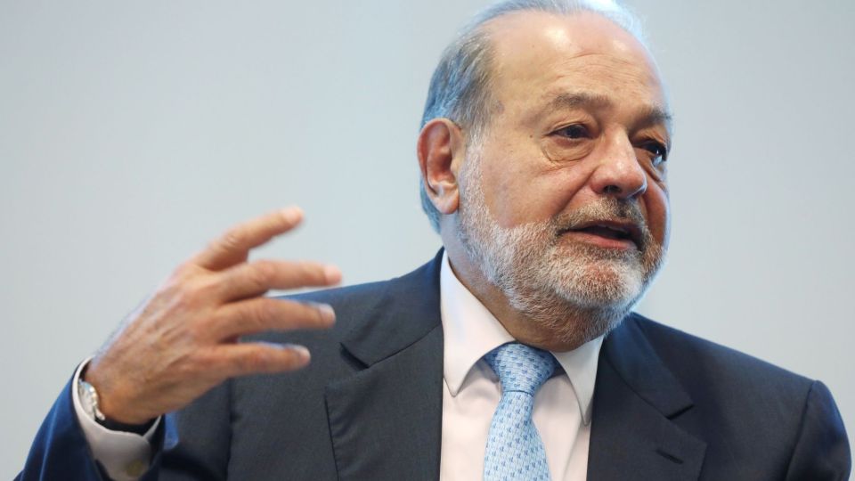 Billionaire Carlos Slim Holds News Conference