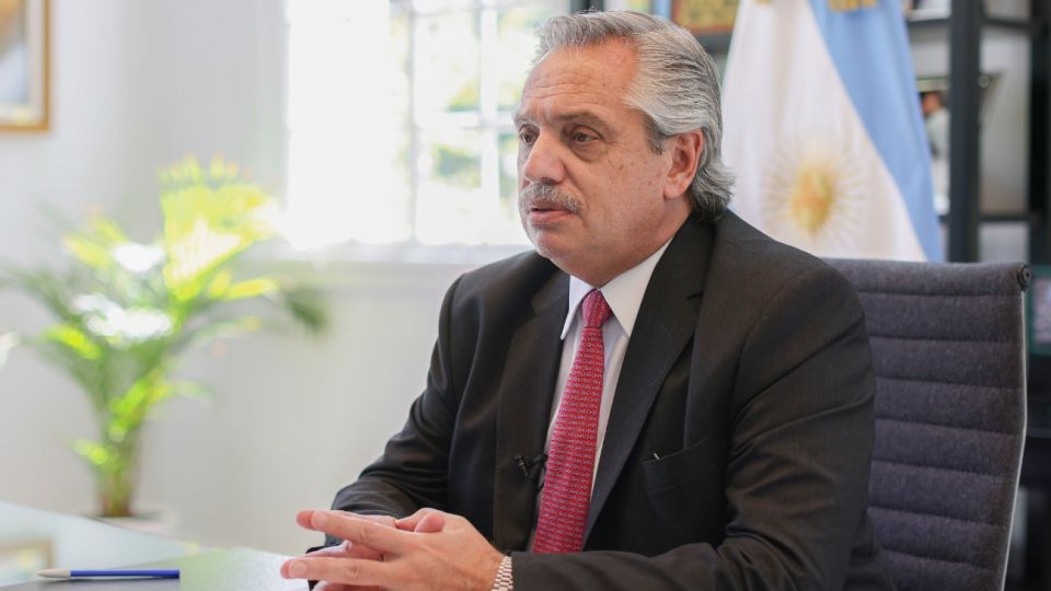 El presidente Alberto Fernández.
