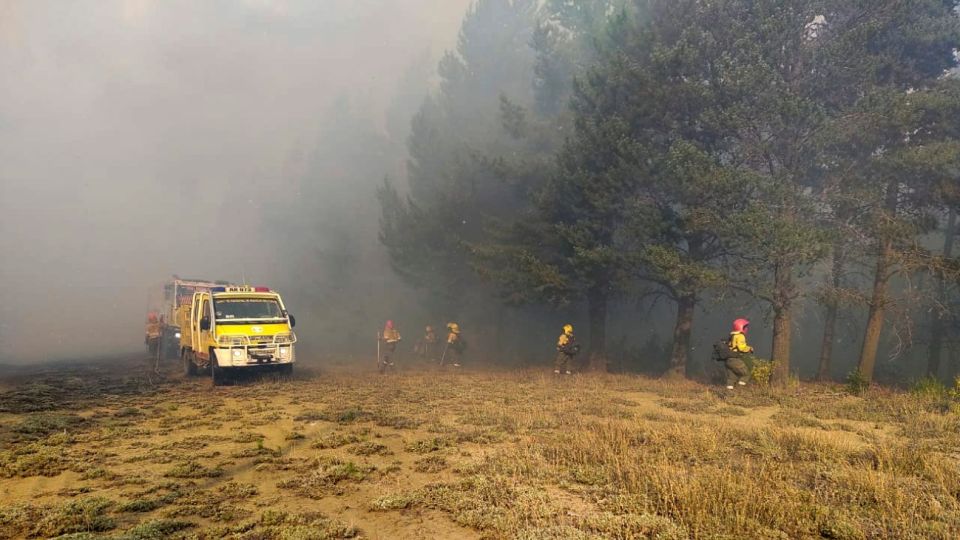 El incendio en El Bolsón ya consumió más de 10 mil hectáreas.